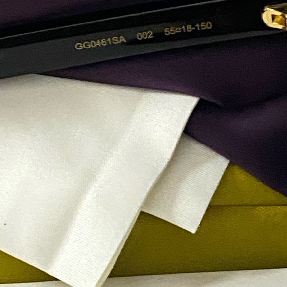 New Gucci Sunglasses GG0461SA-002 Women's Sunglasses Brown Havana Tortoise - Picture 3 of 7